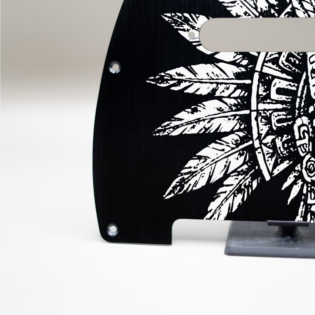 fallen grace metal telecaster pickguard