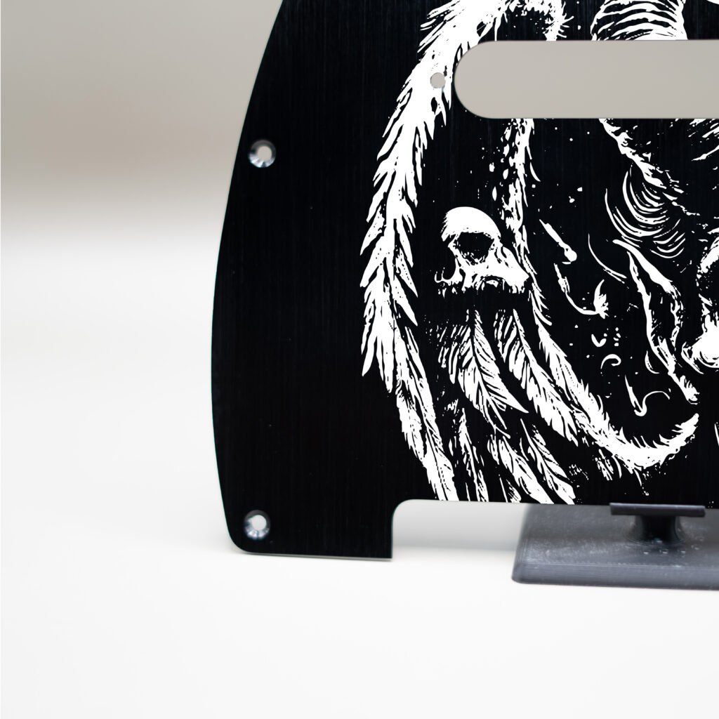 fallen grace metal telecaster pickguard