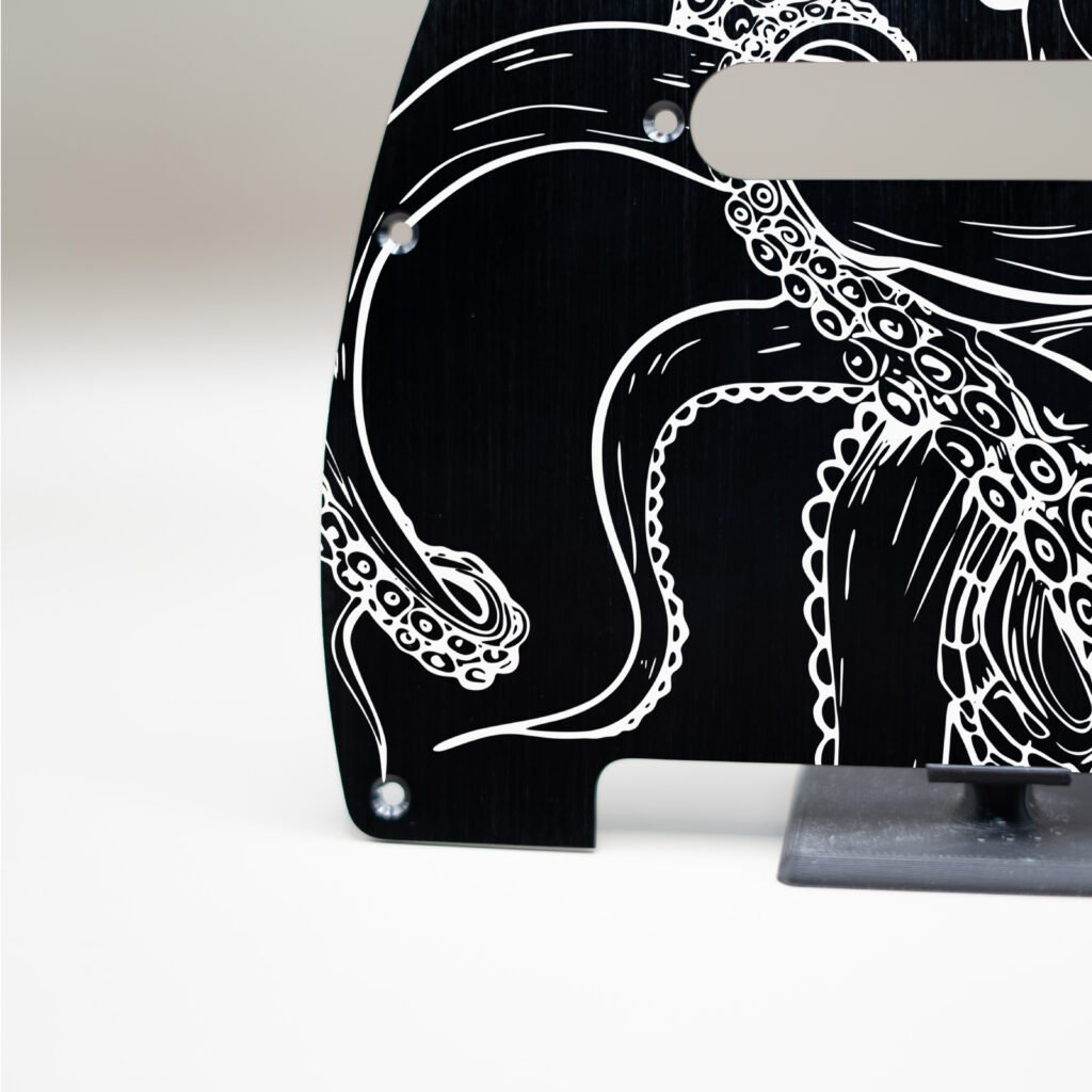 fallen grace metal telecaster pickguard