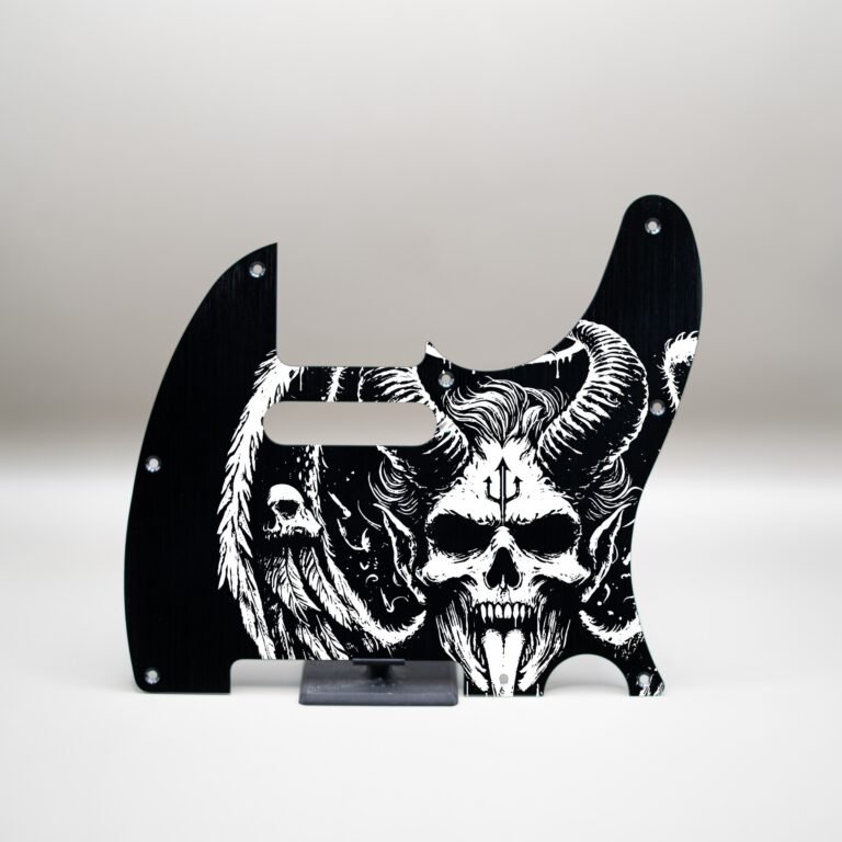 fallen grace metal telecaster pickguard