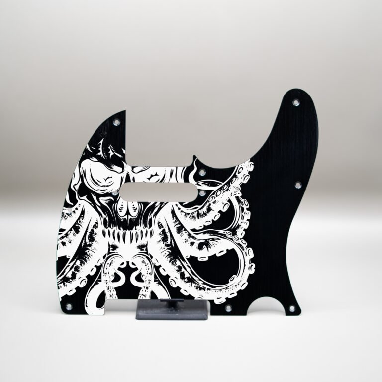 fallen grace metal telecaster pickguard