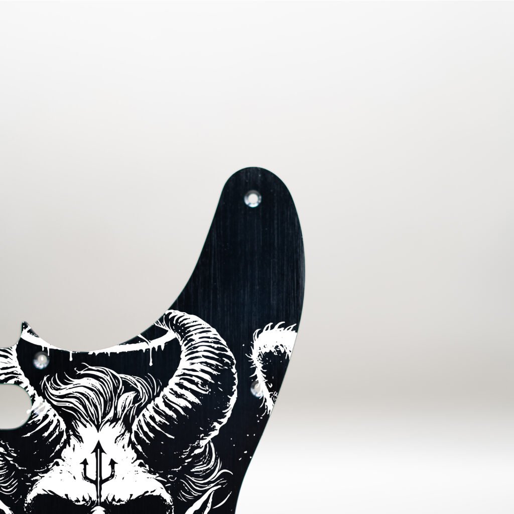 fallen grace metal telecaster pickguard