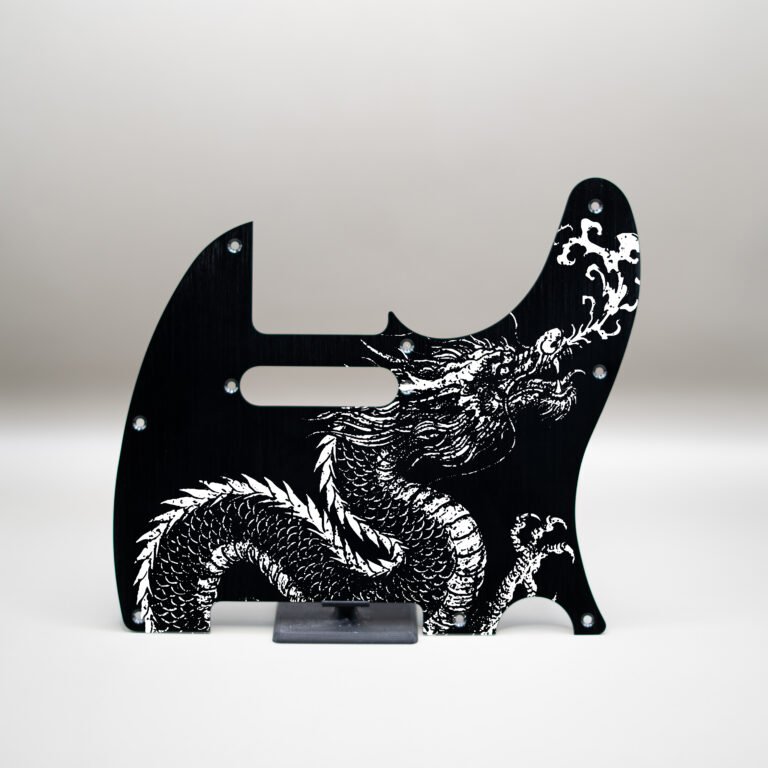 fallen grace metal telecaster pickguard