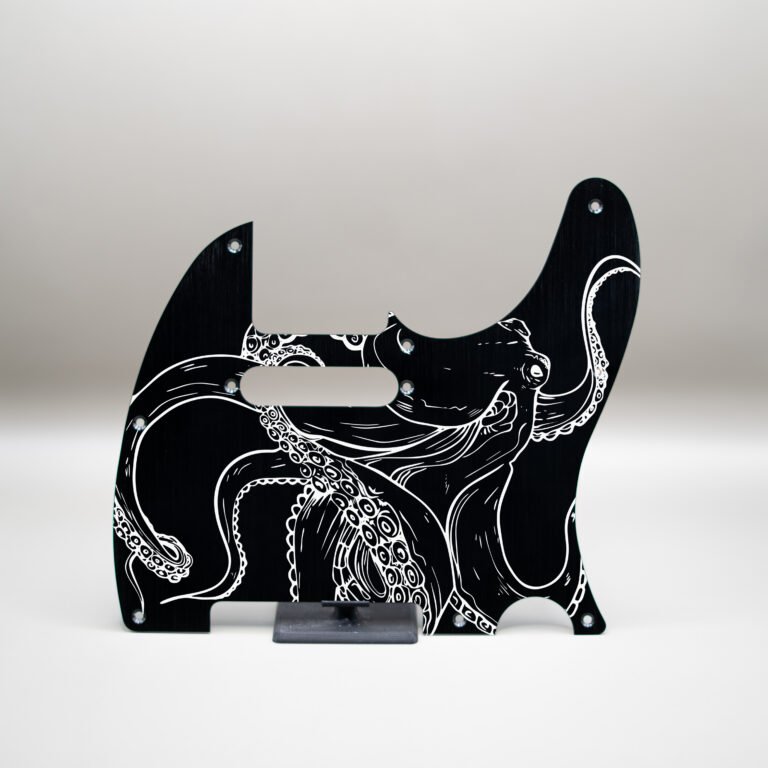 fallen grace metal telecaster pickguard