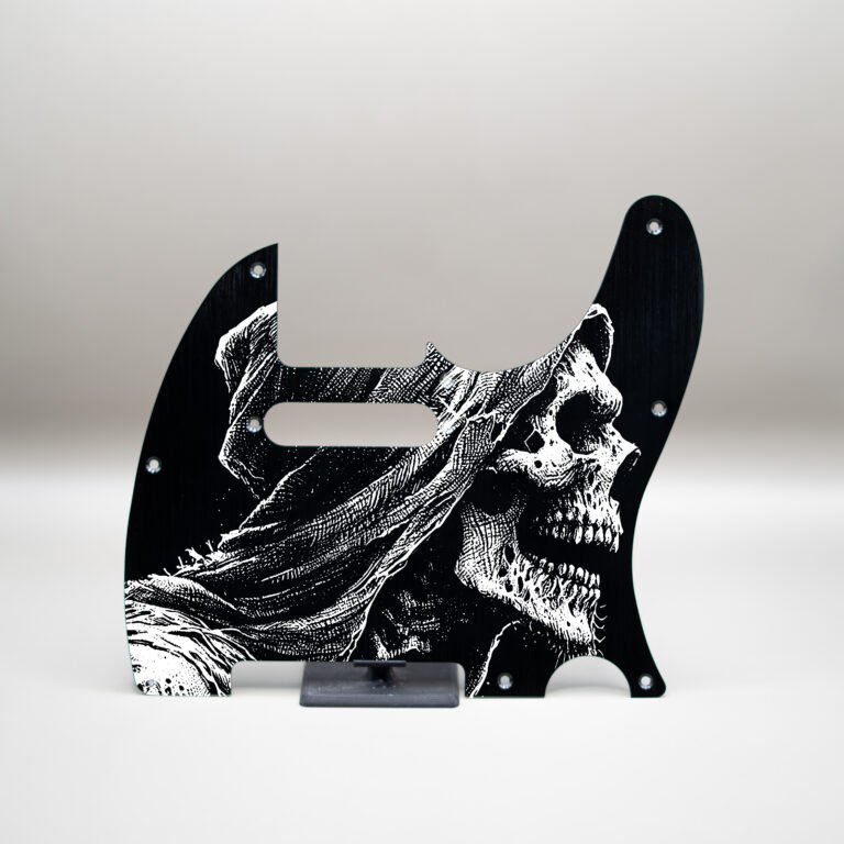 fallen grace metal telecaster pickguard