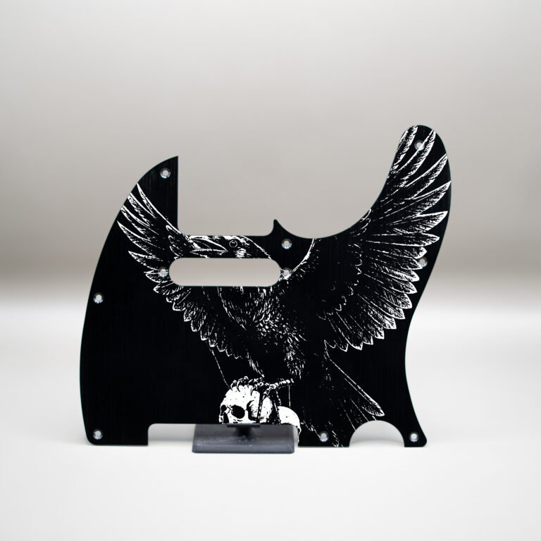 fallen grace metal telecaster pickguard