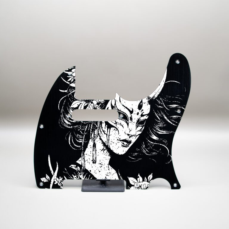 fallen grace metal telecaster pickguard
