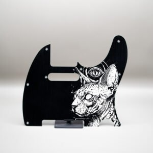 fallen grace metal telecaster pickguard